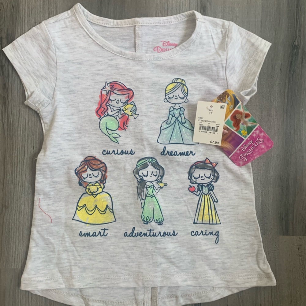 NWT 3t disney princess tshirt